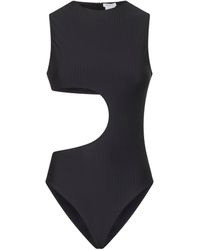 Alaïa - One-Piece Swimsuit With Cut-Out - Lyst