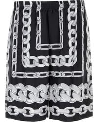 Versace - Silk Shorts - Lyst