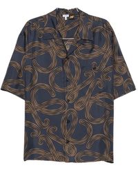 Loewe - Paula's Ibiza Printed Silk Shirt - Lyst