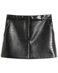 Sportmax - Patent Leather Alligator Mini Skirt - Lyst