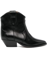Isabel Marant - Dewina Leather Bootie - Lyst