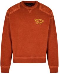 DSquared² - 'Cypro' Earthenware Cotton Sweatshirt - Lyst