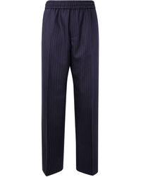 Golden Goose - "Journey" Wide Jogging Pant Pinstripe Vw - Lyst