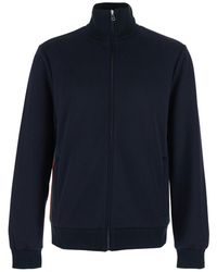 Gucci - Jacket With High Neck And Web Detail On The Side - Lyst