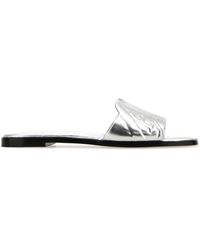 McQueen - Leather Slippers - Lyst