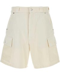 Prada - Denim Bermuda Shorts - Lyst