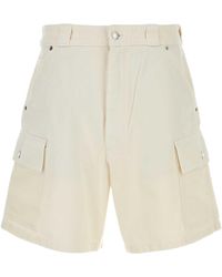 Prada - Denim Bermuda Shorts - Lyst