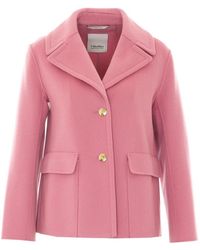 Max Mara - Smmsissy Single-Breasted Wool Drap Jacket - Lyst