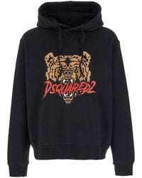 DSquared² - Casual Cool Fit Hoodie - Lyst