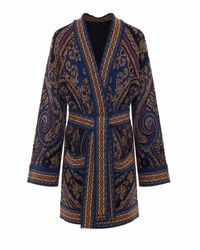Etro - Floral Paisley Print Cardigan - Lyst