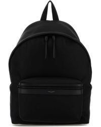 Saint Laurent - Fabric City Backpack - Lyst
