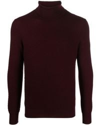 Tagliatore - Burgundy Turtleneck - Lyst
