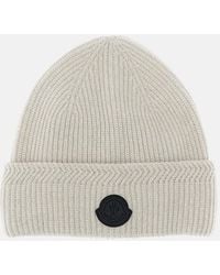 Moncler - Ribbed Beanie - Lyst