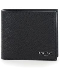 Givenchy - Bi-Fold Wallet With Logo Lettering On The Front - Lyst