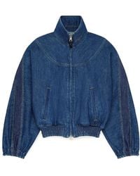Givenchy - Denim Bomber Jacket - Lyst