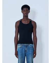 Jean Paul Gaultier 'The Oversized Médallion' Tank Top in Black for