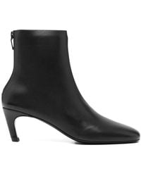 TOTEME - Leather Ankle Boots - Lyst