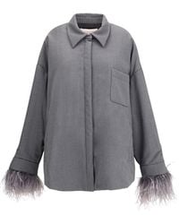 Valentino - Feather Jacket - Lyst