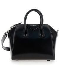 Givenchy - Small Handbag 'Antigona' With Laminated Logo - Lyst