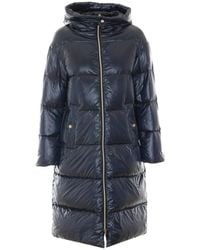 Herno - Nylon Ultralight Long Down Jacket - Lyst