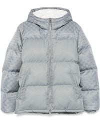 Gucci 'fake/not' Print GG Nylon Jacket in Natural for Men | Lyst Gucci 'fake/not' Print GG Nylon Jacket in Natural for Men | Lyst