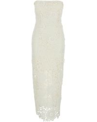 ROTATE BIRGER CHRISTENSEN - Long Dress With Back Slit - Lyst