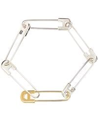 Ambush Safety Pin Link Bracelet in Metallic for Men | Lyst