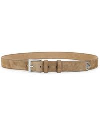 Prada - Brada Suede Belt - Lyst