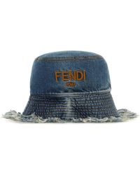 Fendi - Denim Hat - Lyst