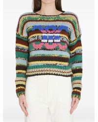 Celine - Crew Neck Sweater - Lyst