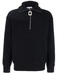 JW Anderson - High Neck Wool Sweater - Lyst
