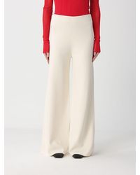 Max Mara - Pants Ivory - Lyst