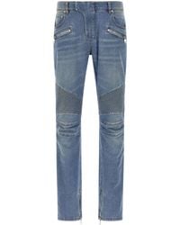 Balmain - 'Biker' Jeans - Lyst