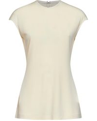 TOTEME - Ecru Fluid Jersey Everyday Top - Lyst