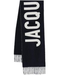 Jacquemus - Scarf With Embroidered Logo - Lyst