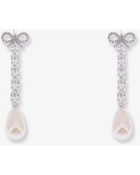 Self-Portrait - Self Portrait Brass Earrings - Lyst