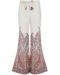 Zimmermann - Rhiannon Linen Pants - Lyst