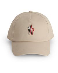 Moncler - Cream Cotton Cap - Lyst