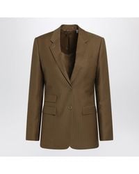 Burberry - Tailored Single-Breasted Wool And Mohair Jacket - Lyst