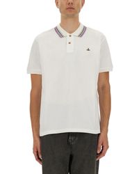 Vivienne Westwood - Classic Cotton Pique Polo Shirt - Lyst