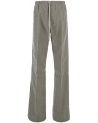 Rick Owens - Pants With Elasticated Waistband With Oversized Drawstring - Lyst