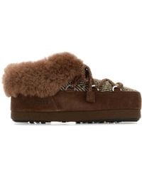 Moon Boot - Brown Fabric X Guest In Residence Evx Ankle Boots - Lyst