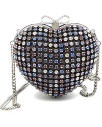 Self-Portrait - Crystal Embellished Clutch - Lyst