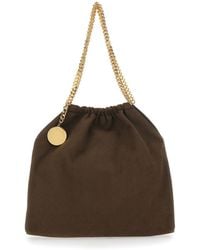 Stella McCartney - Falabella Shoulder Bag With Chain Strap And Drawstring Closure - Lyst