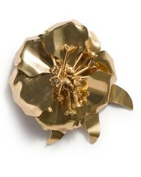 Miu Miu - Metal Brooch With Crystals - Lyst
