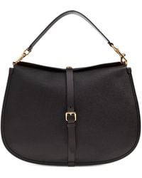 Etro - Buckle-Fastening Extra-Large Leather Shoulder Bag - Lyst