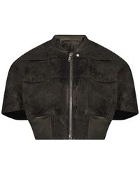 Rick Owens - Drkshdw Tatlin Short-Sleeved Cropped Jacket - Lyst