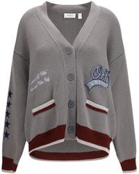 Off-White c/o Virgil Abloh - College Varsity Knit Cardigan - Lyst