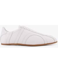 TOTEME - Canvas Low-Top Sneakers With Leather Profiles - Lyst