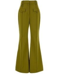 Zimmermann - Pistachio Polyester Blend Pant - Lyst
